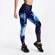 Galaxy Print Yoga Leggings