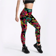Galaxy Print Yoga Leggings