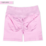 High-Rise Ruched Biker Shorts