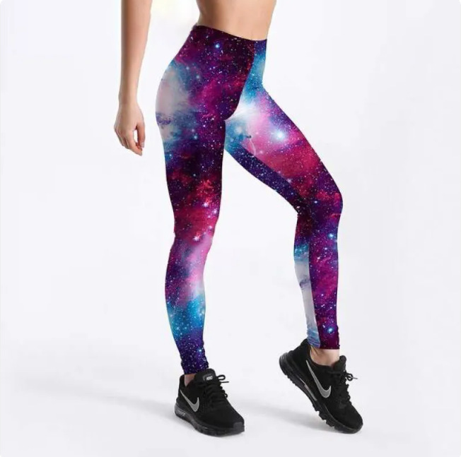 Galaxy Print Yoga Leggings