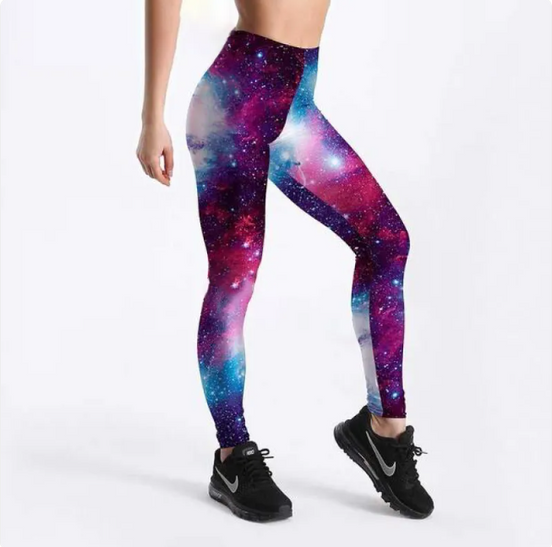Galaxy Print Yoga Leggings