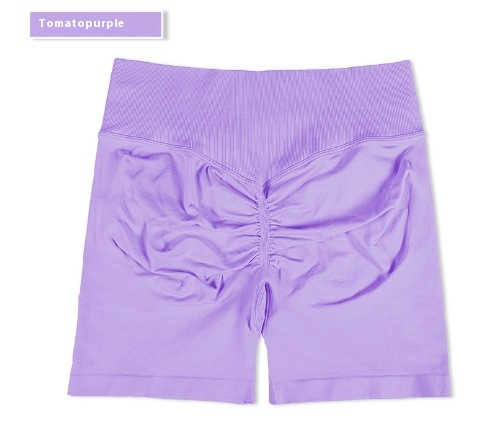 High-Rise Ruched Biker Shorts