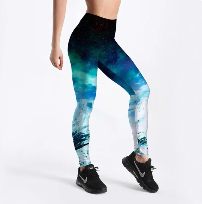 Galaxy Print Yoga Leggings