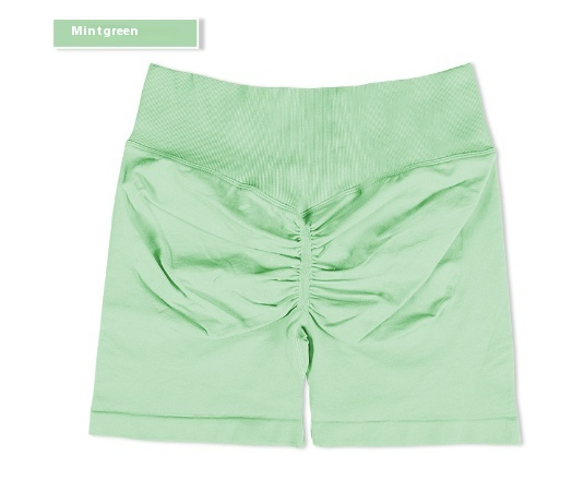 High-Rise Ruched Biker Shorts