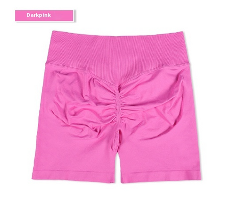 High-Rise Ruched Biker Shorts