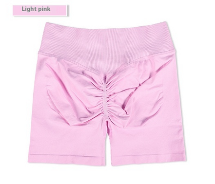 High-Rise Ruched Biker Shorts