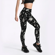 Galaxy Print Yoga Leggings