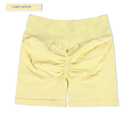 High-Rise Ruched Biker Shorts