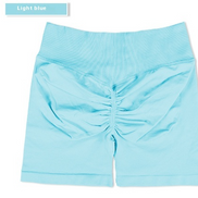 High-Rise Ruched Biker Shorts