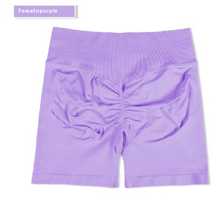 High-Rise Ruched Biker Shorts