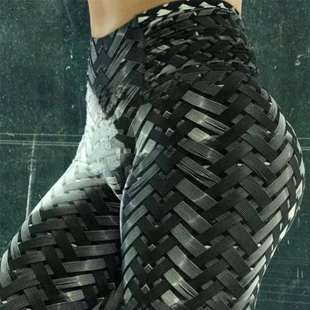 Printed High-Waist Yoga Leggings