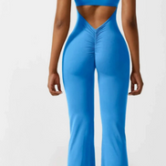 Seamless Hollow Yoga Bodysuit - Women's Casual Activewear