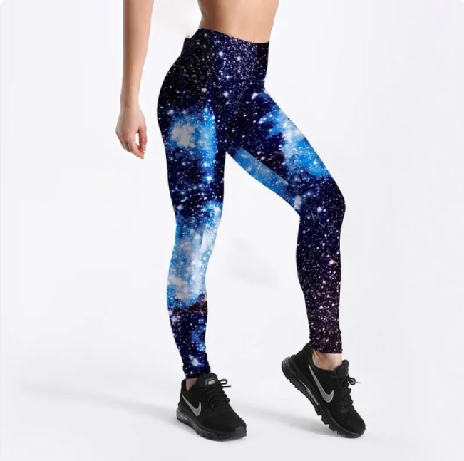 Galaxy Print Yoga Leggings