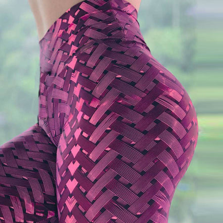 Printed High-Waist Yoga Leggings
