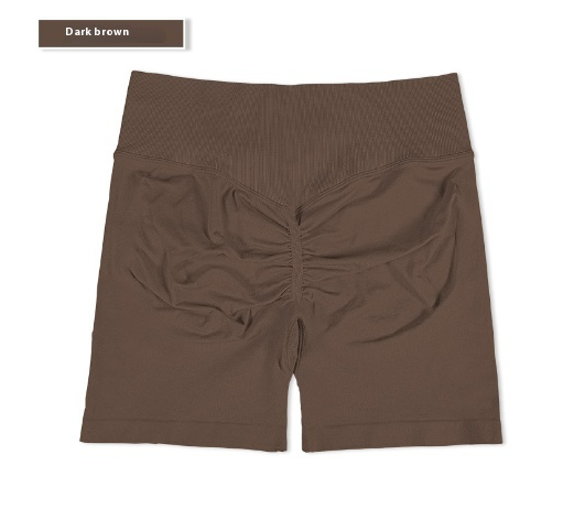 High-Rise Ruched Biker Shorts