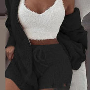 3-Piece Women's Plush Loungewear Set